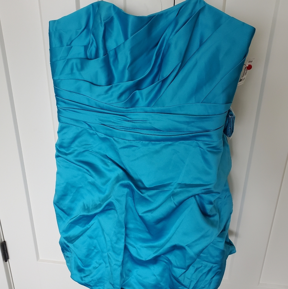 Davids bridal bunched bridesmaids dress